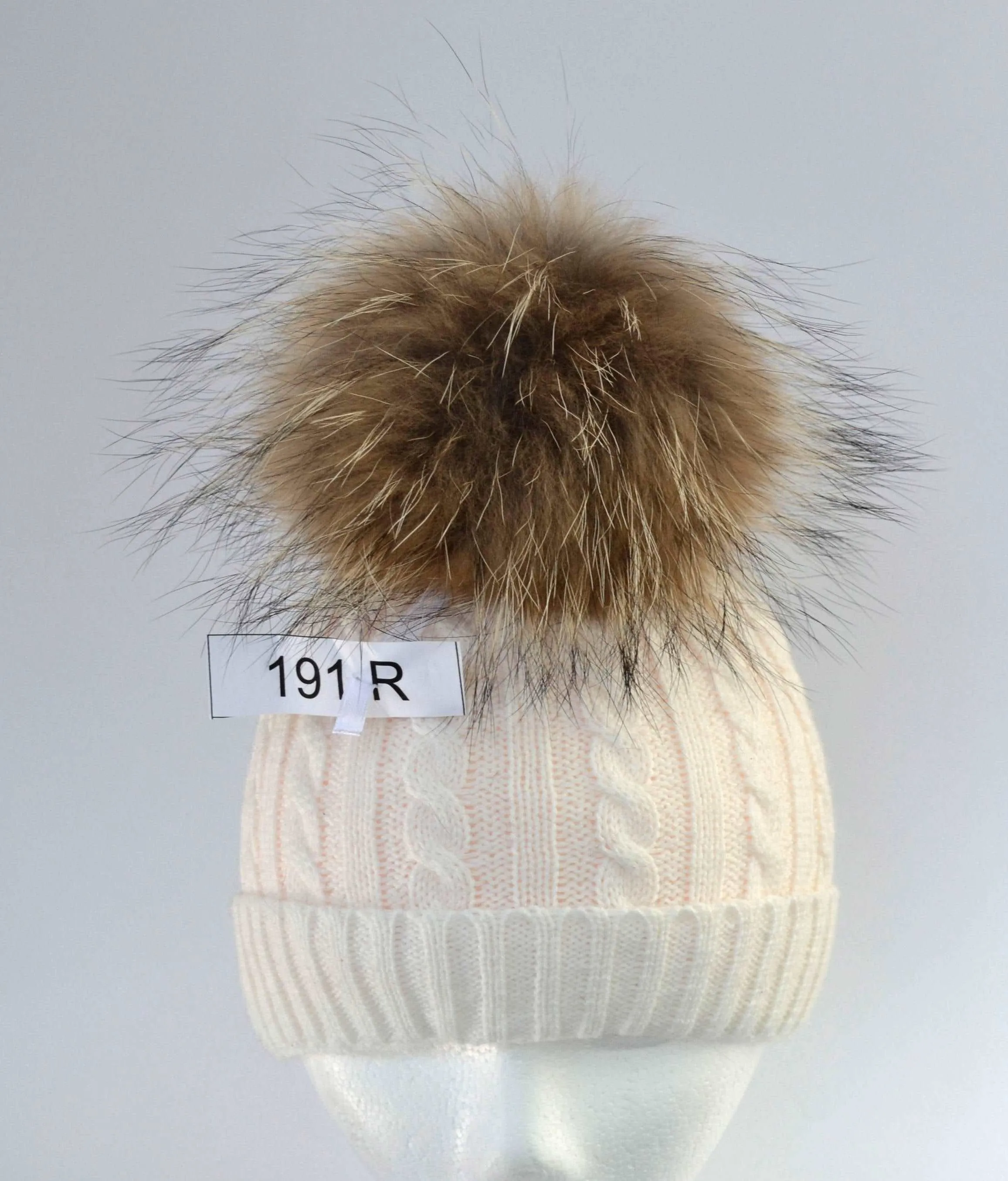 8,5" RACCOON POM POM! Real Raccoon Fur Pom-Pom, Large Fur Pom Pom, Large Pom Pom, Fur Pom Pom Hat, Raccoon Fur, Knitted hat, Women, Pompom