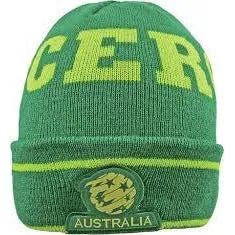 AUSTRALIAN SOCCEROOS FLURO CUFF BEANIE