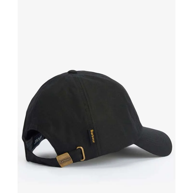 Barbour Wax Sports Cap - Black