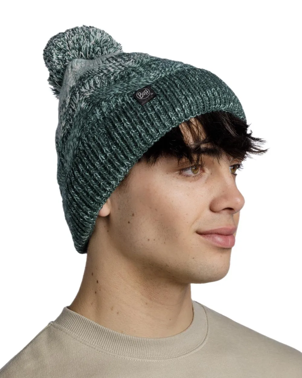 Buff Masha Knitted Fleece Beanie