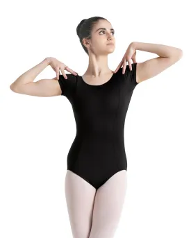 Capezio Dual Pinch Front Princess Seamed Cap Sleeve Leotard - SE1014W Womens