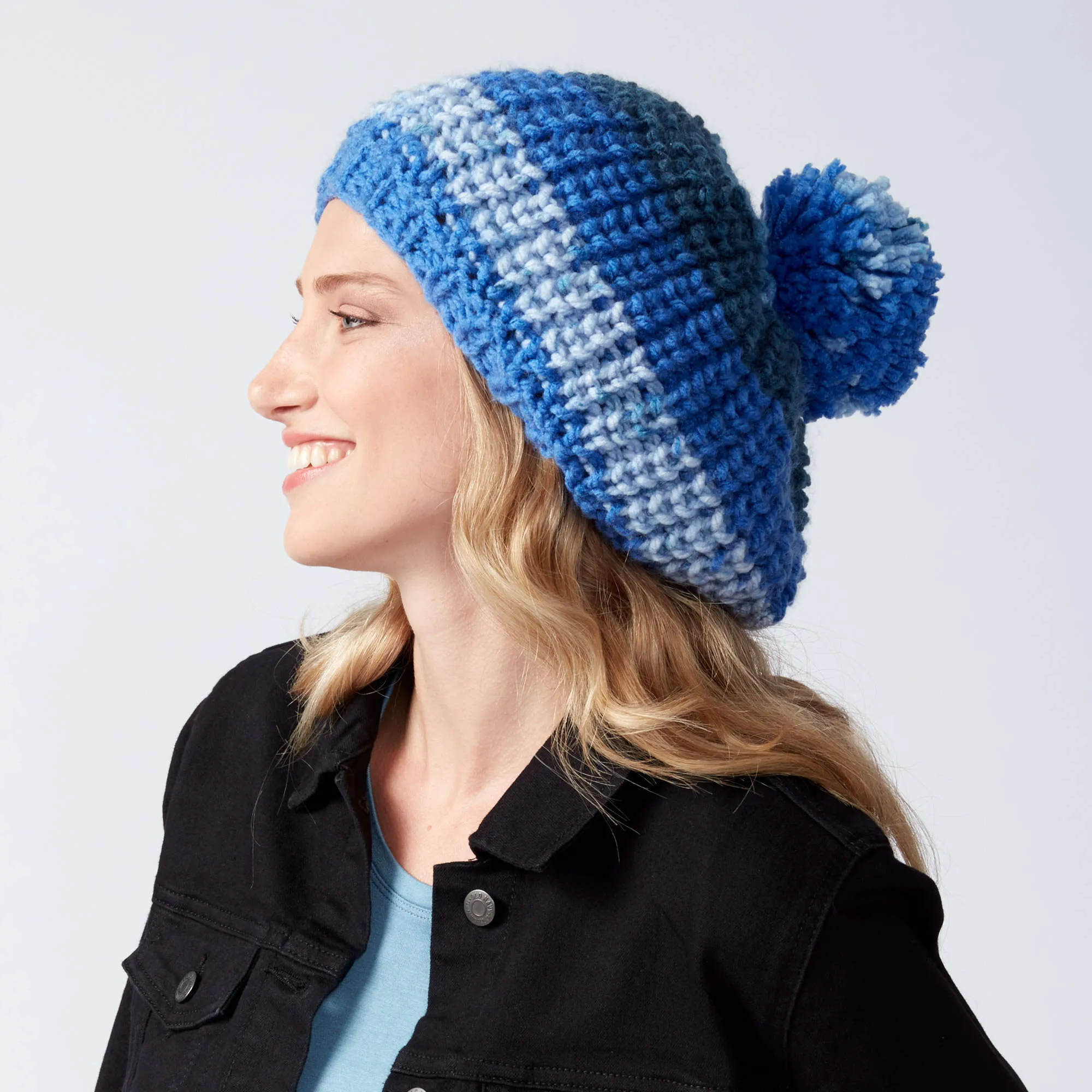 Caron Knit Rib Hat