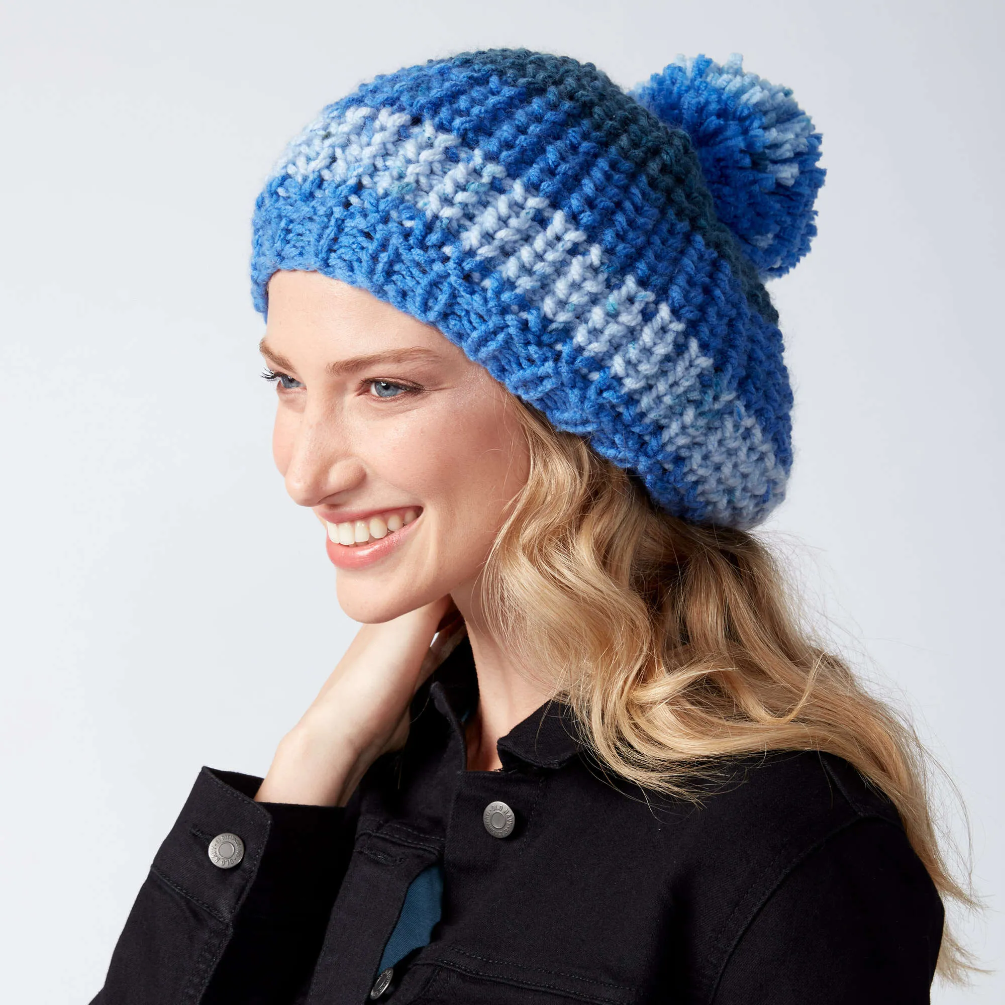 Caron Knit Rib Hat