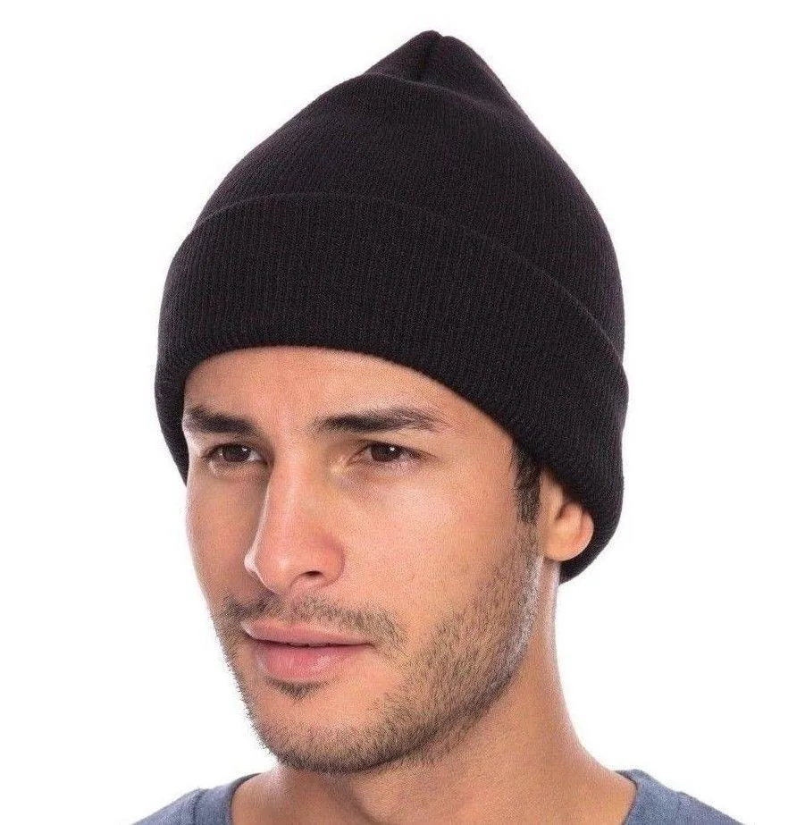 Casaba Warm Winter Beanies Hat Cap for Men Women Toboggan Cuffed Knit Slouch