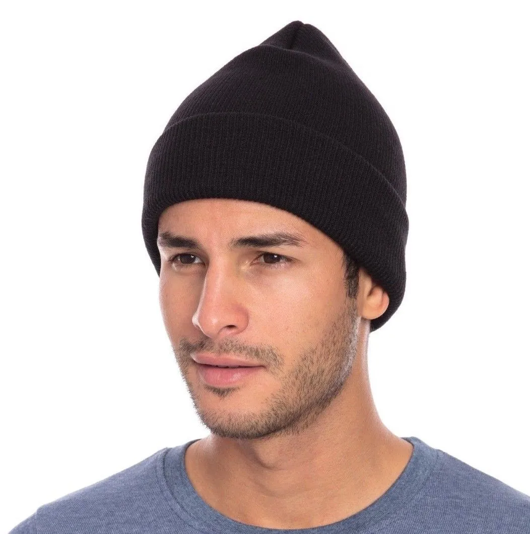 Casaba Warm Winter Beanies Hat Cap for Men Women Toboggan Cuffed Knit Slouch