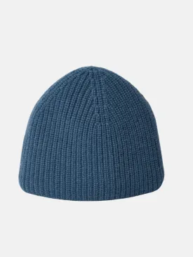 Cashmere Chunky Beanie- Denim