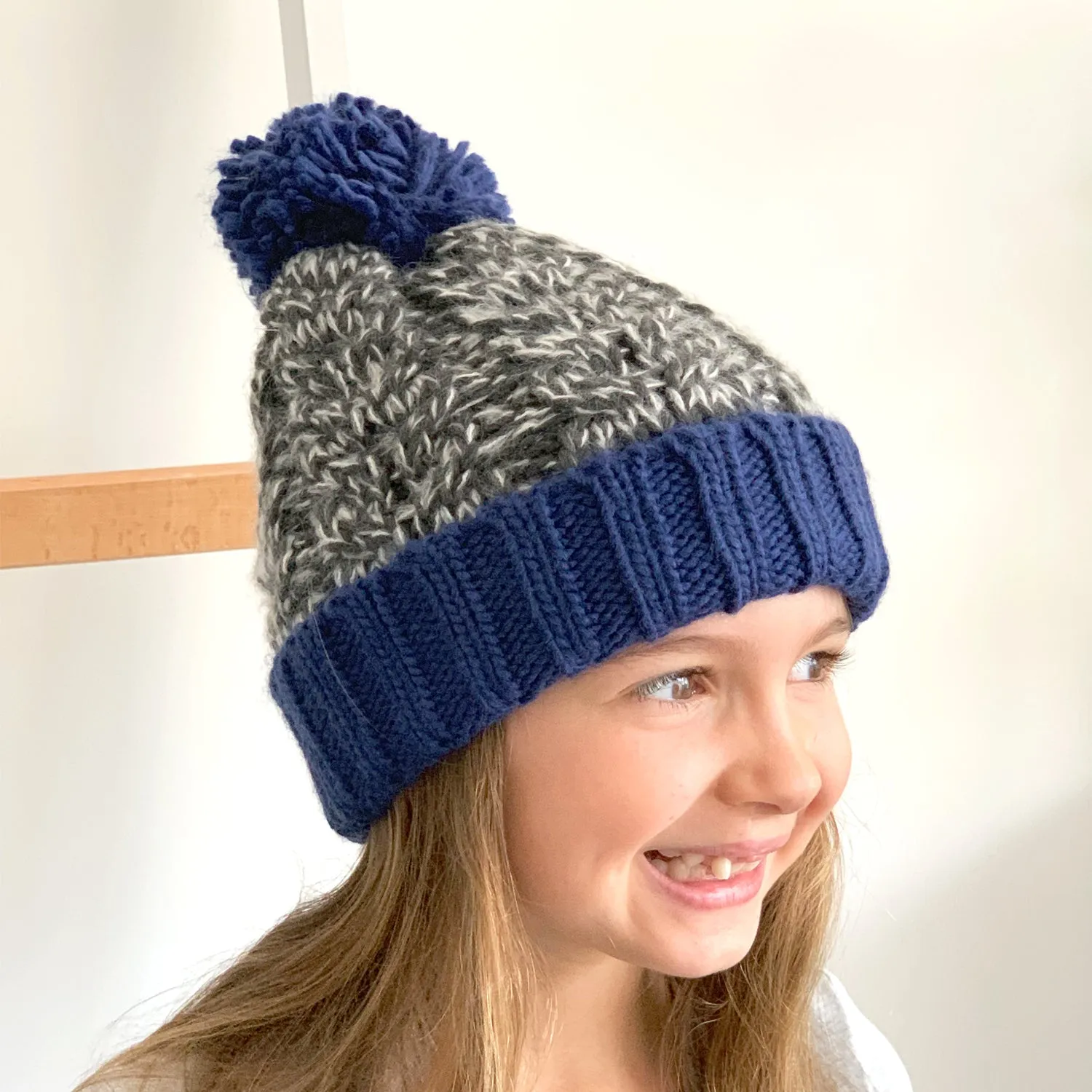 Children's Unisex Pom Pom Hat