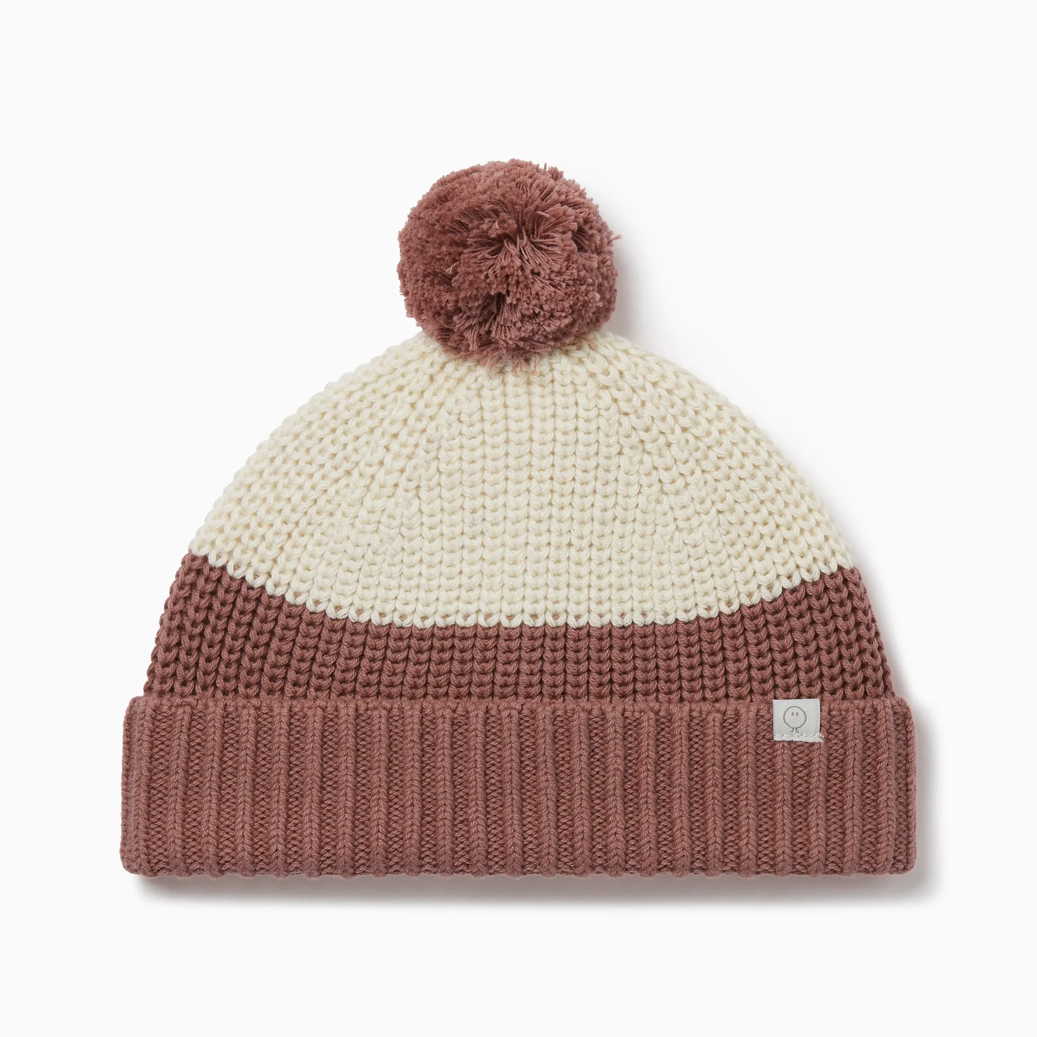 Chunky Knit Colourblock Beanie Hat