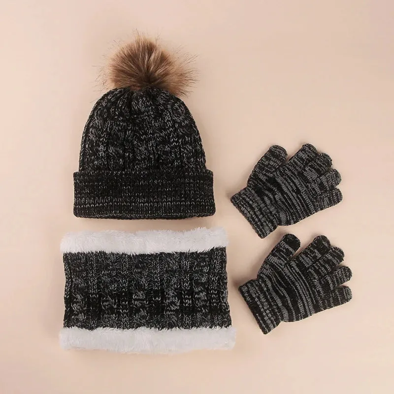 Cozy Knit Winter Essentials Set