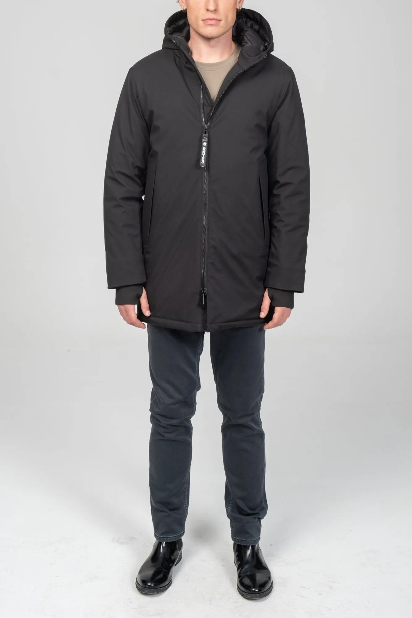 Cozy Seamless Winter Coat - Black