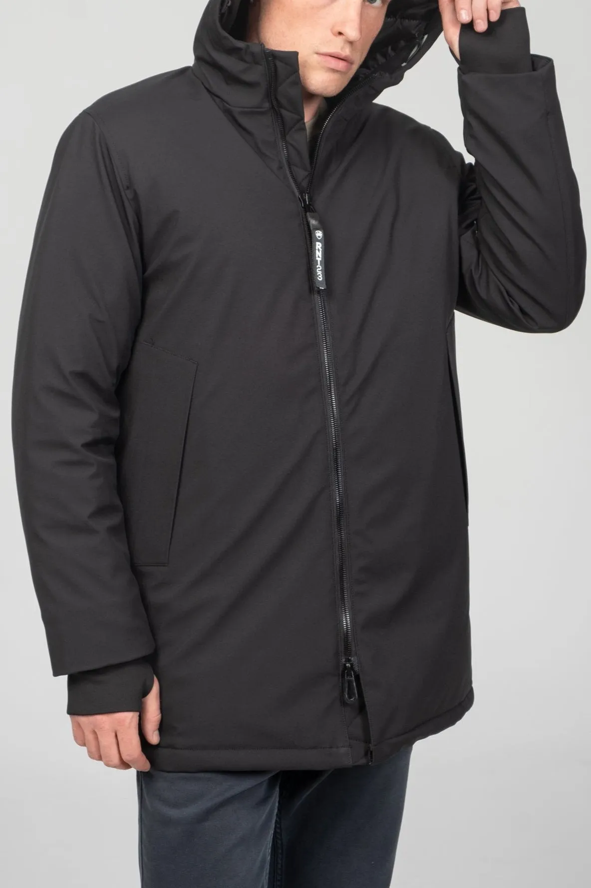 Cozy Seamless Winter Coat - Black