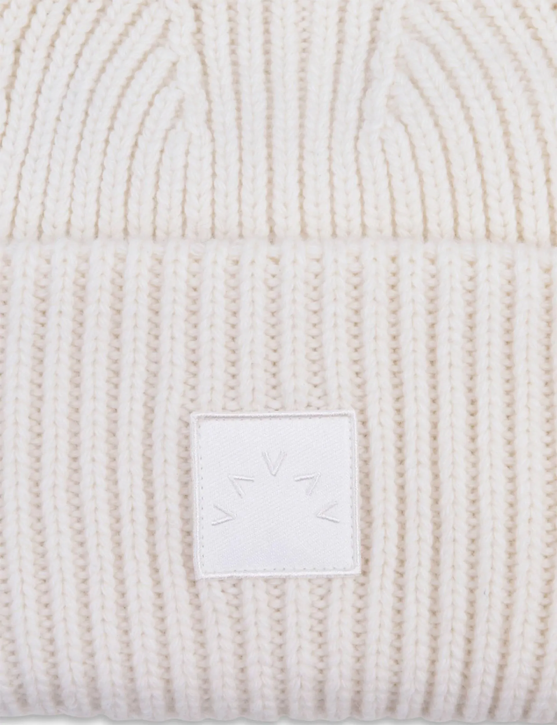 Cresta Rib Beanie - Egret