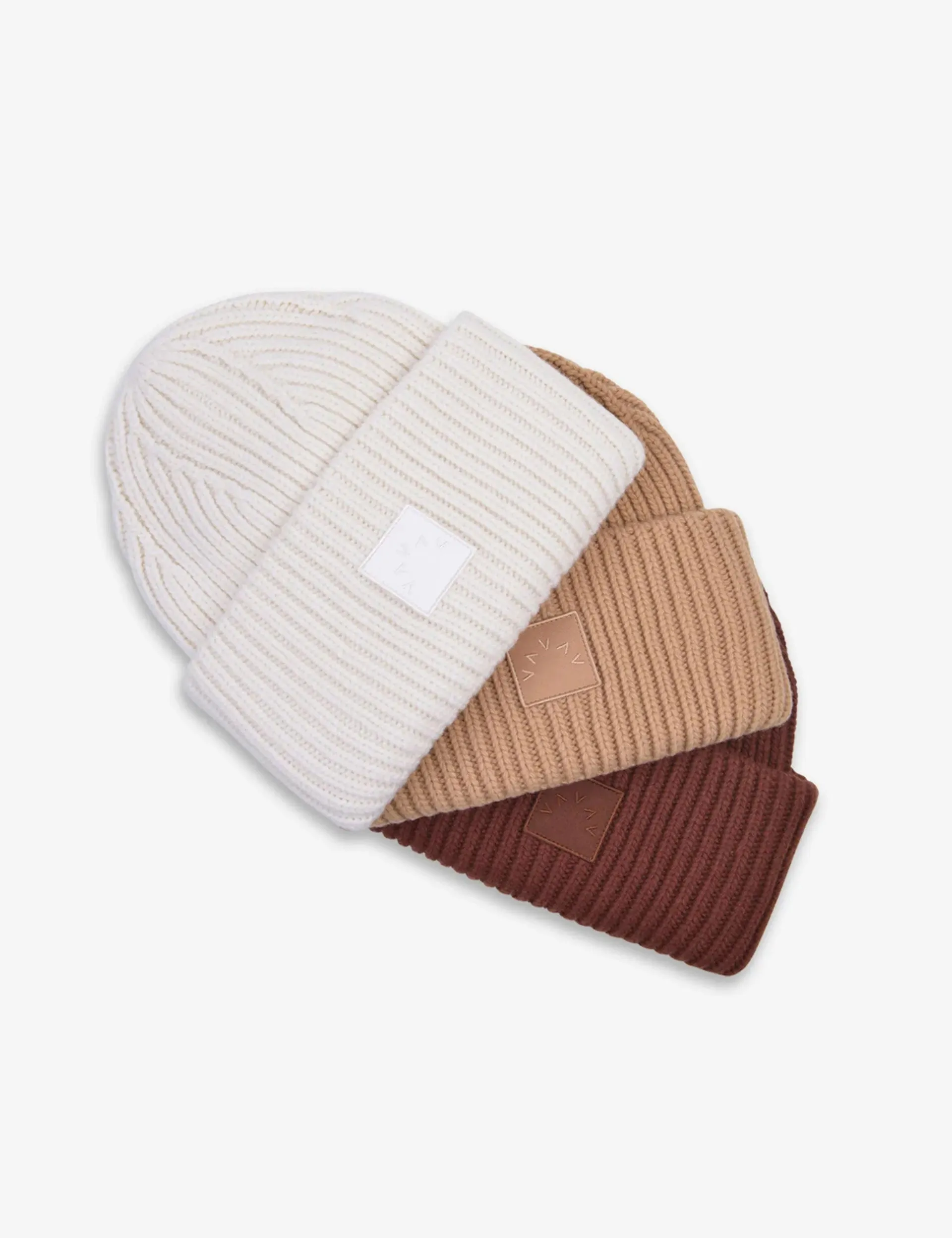 Cresta Rib Beanie - Egret