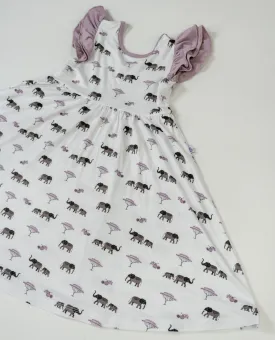 Elephant | Toddler Flutter Dress