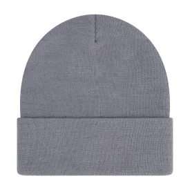 Elowel Beanie Hats for Men and Women - 100% Acrylic Thick Thermal Knit Skull Beanie Winter Hat - Unisex Cuffed Plain Blue Grey Beanie Hat