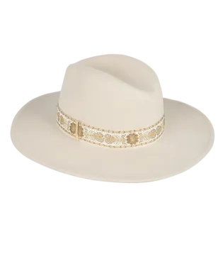 Elwood Womens Mid Brim Fedora Nude