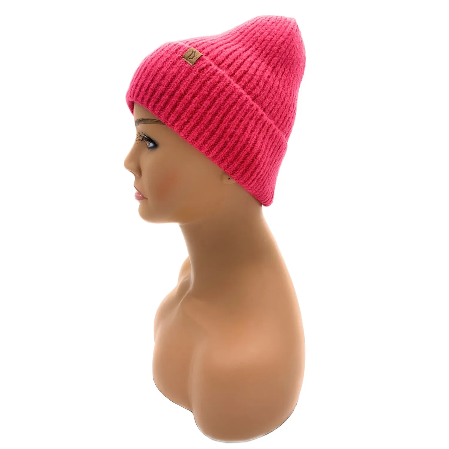 Empire Cove Womens Ribbed Knit Cuff Beanie