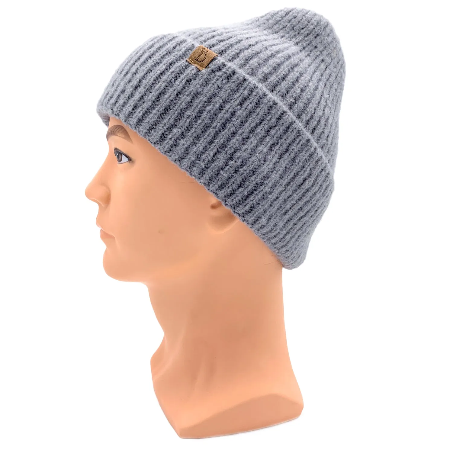 Empire Cove Womens Ribbed Knit Cuff Beanie