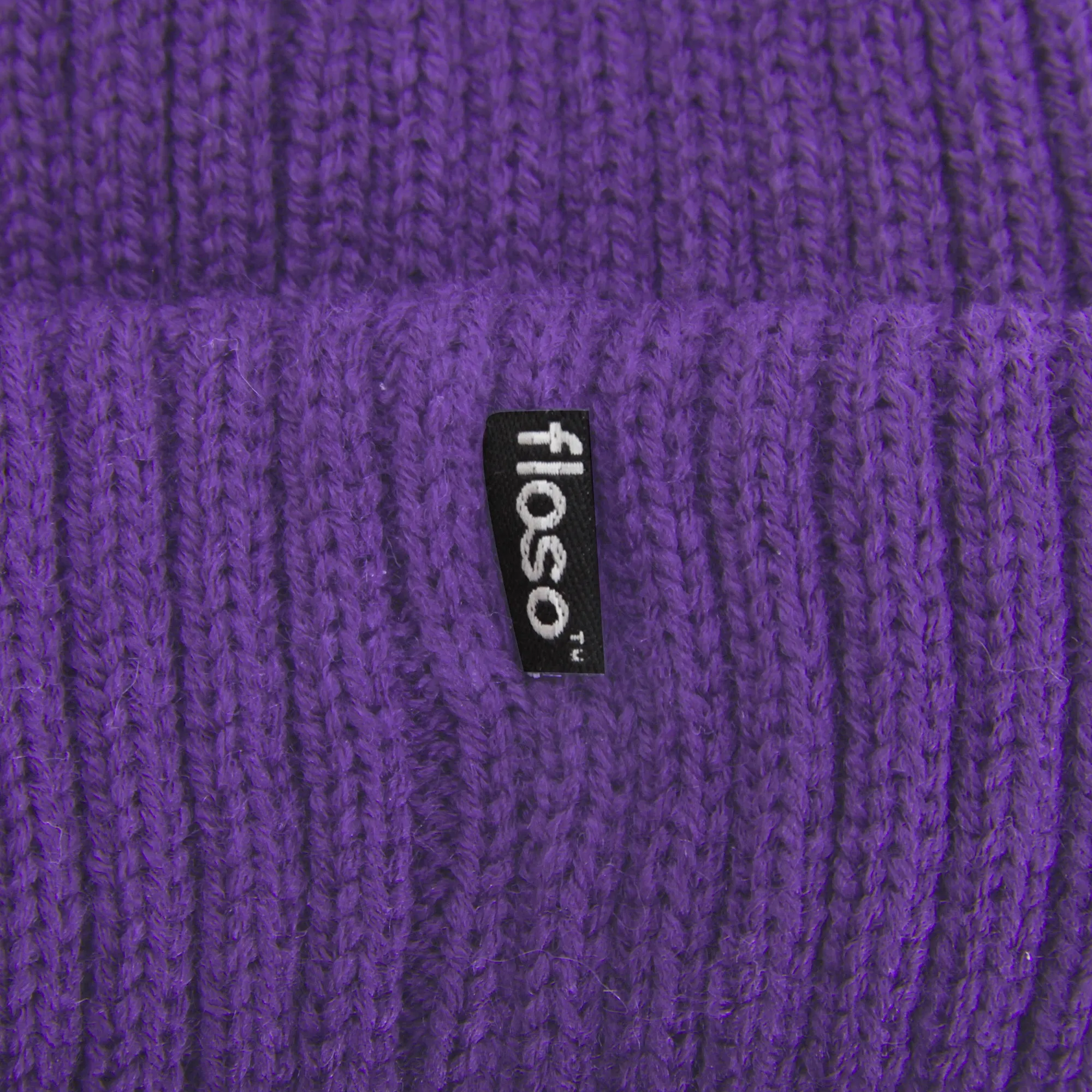 FLOSO Ladies/Womens Chunky Knit Thermal Thinsulate Winter/Ski Hat (3M 40g)