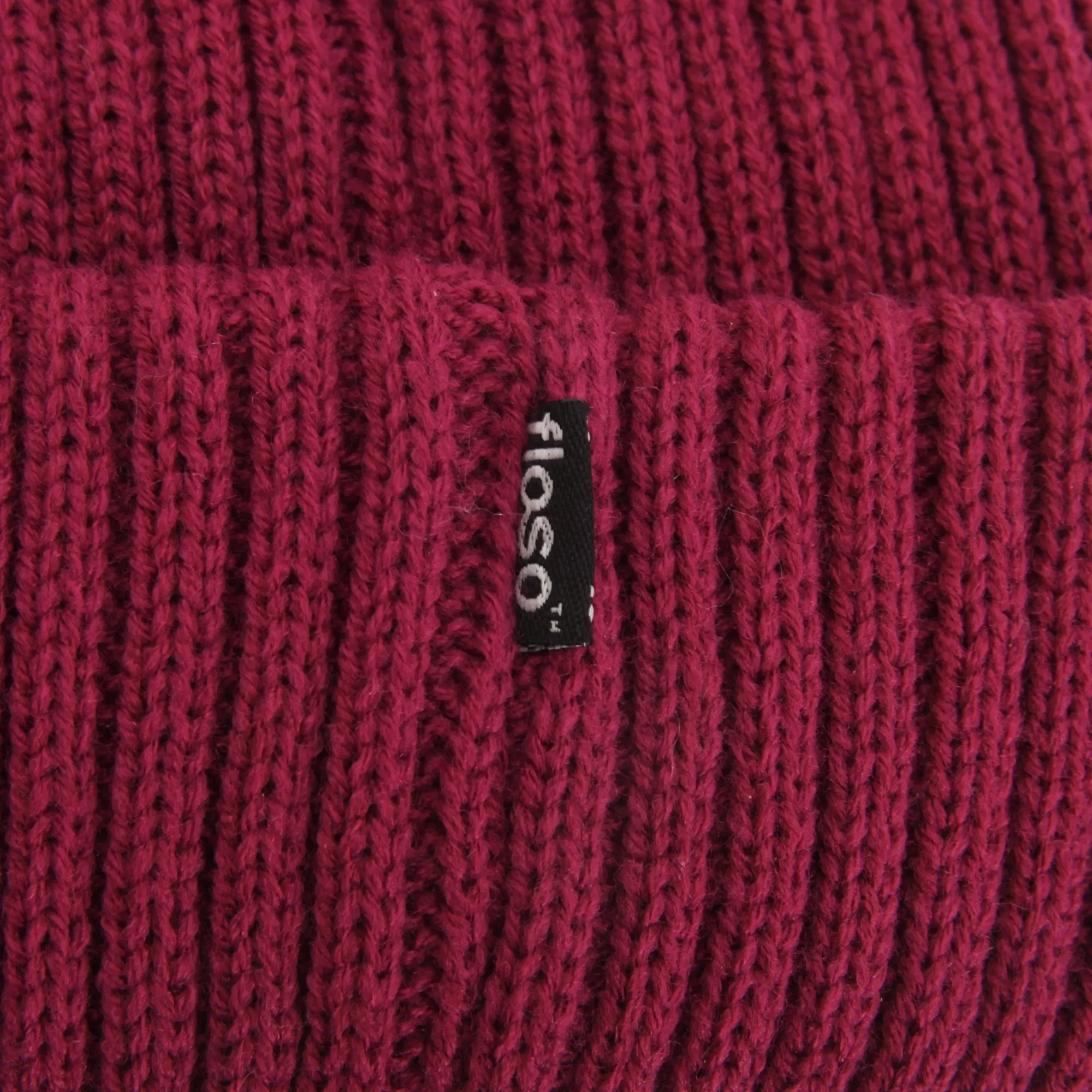 FLOSO Ladies/Womens Chunky Knit Thermal Thinsulate Winter/Ski Hat (3M 40g)