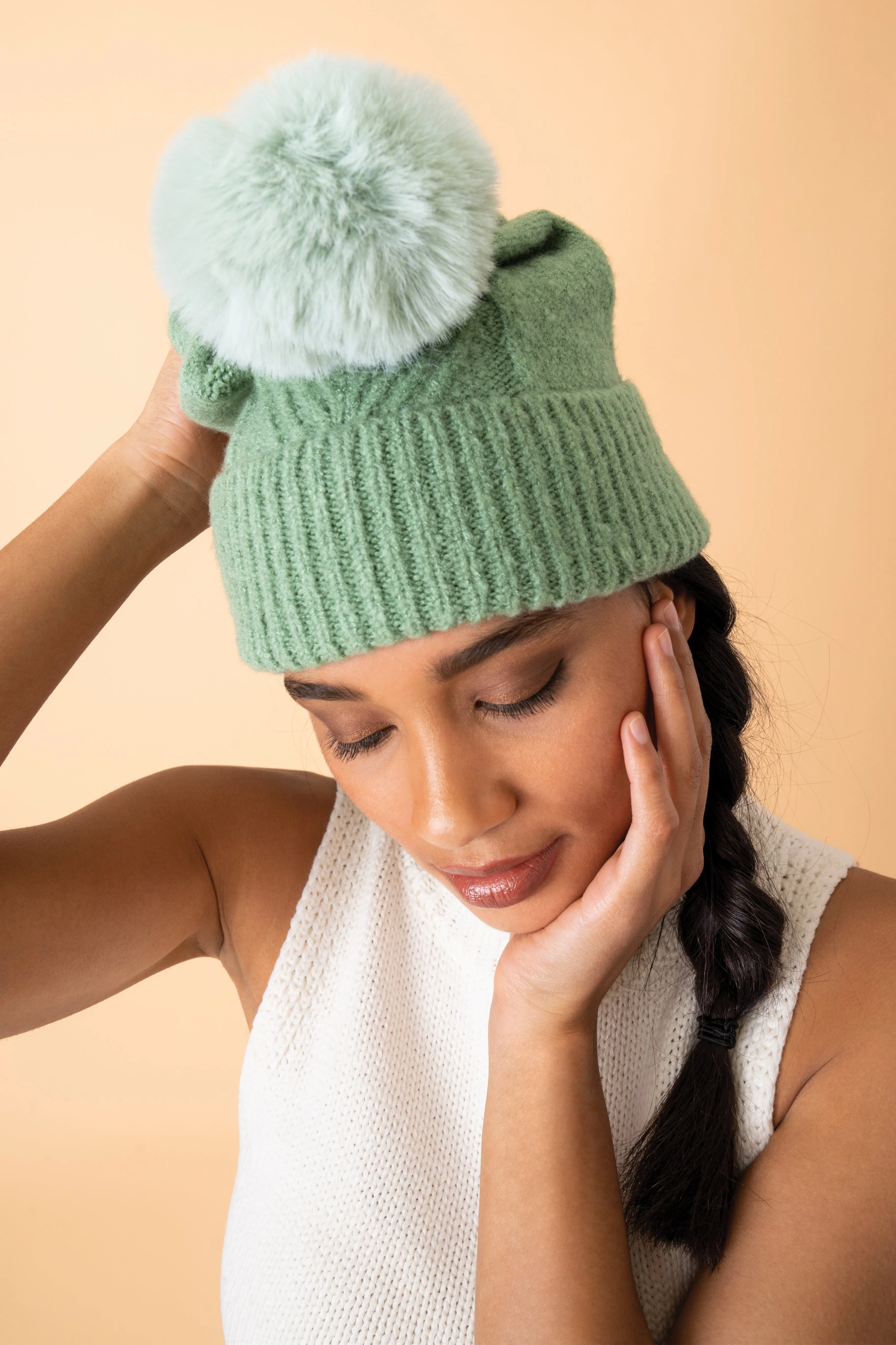 Ingrid Pom Pom Hat