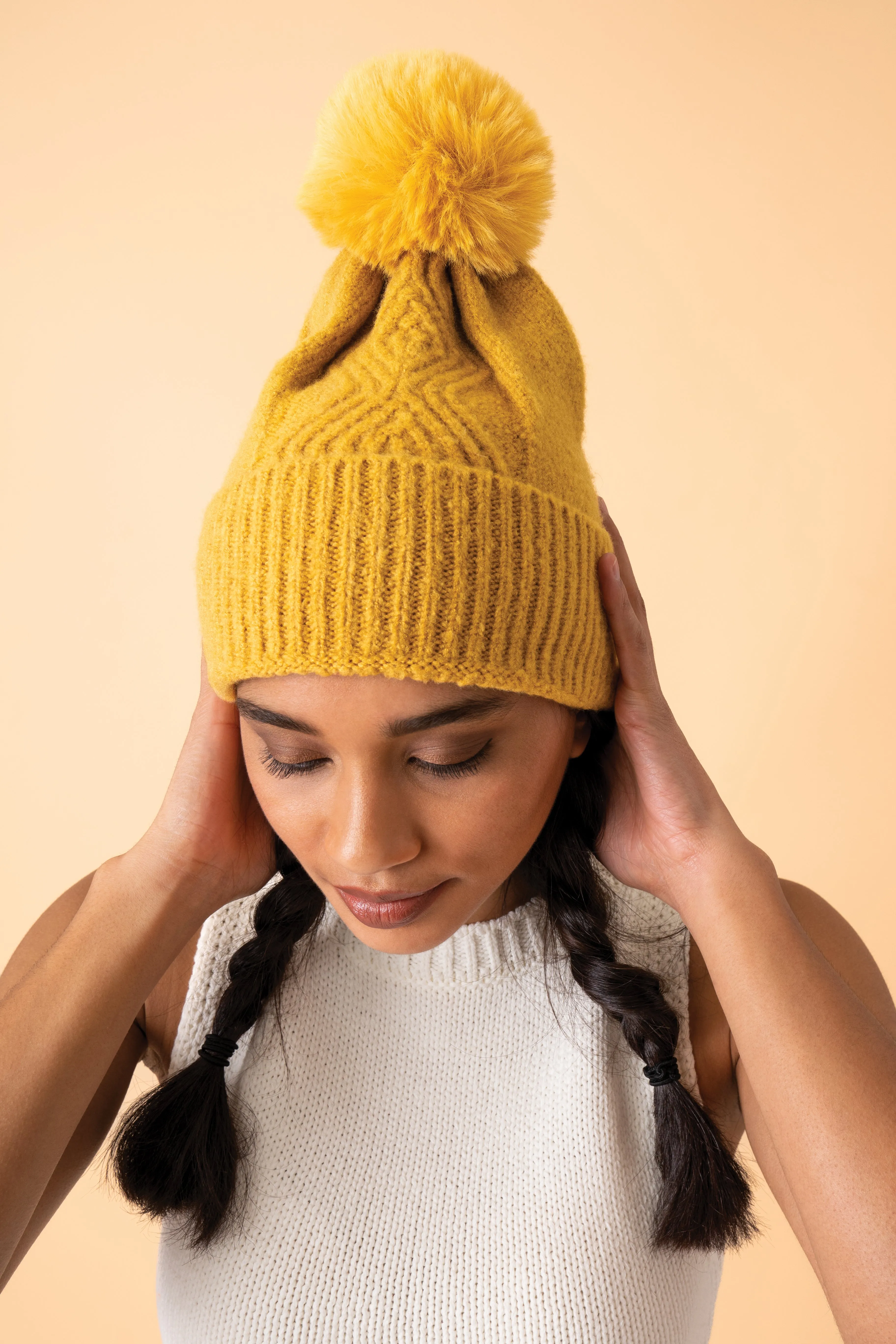 Ingrid Pom Pom Hat