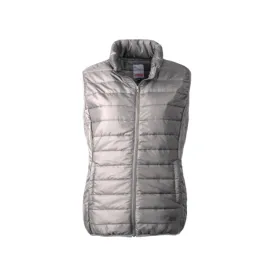 JONSSON WOMAN'S PACKABLE BODY WARMER COLOUR-GREY SIZE-M