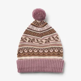 Knit Beanie Anna - lavender dawn