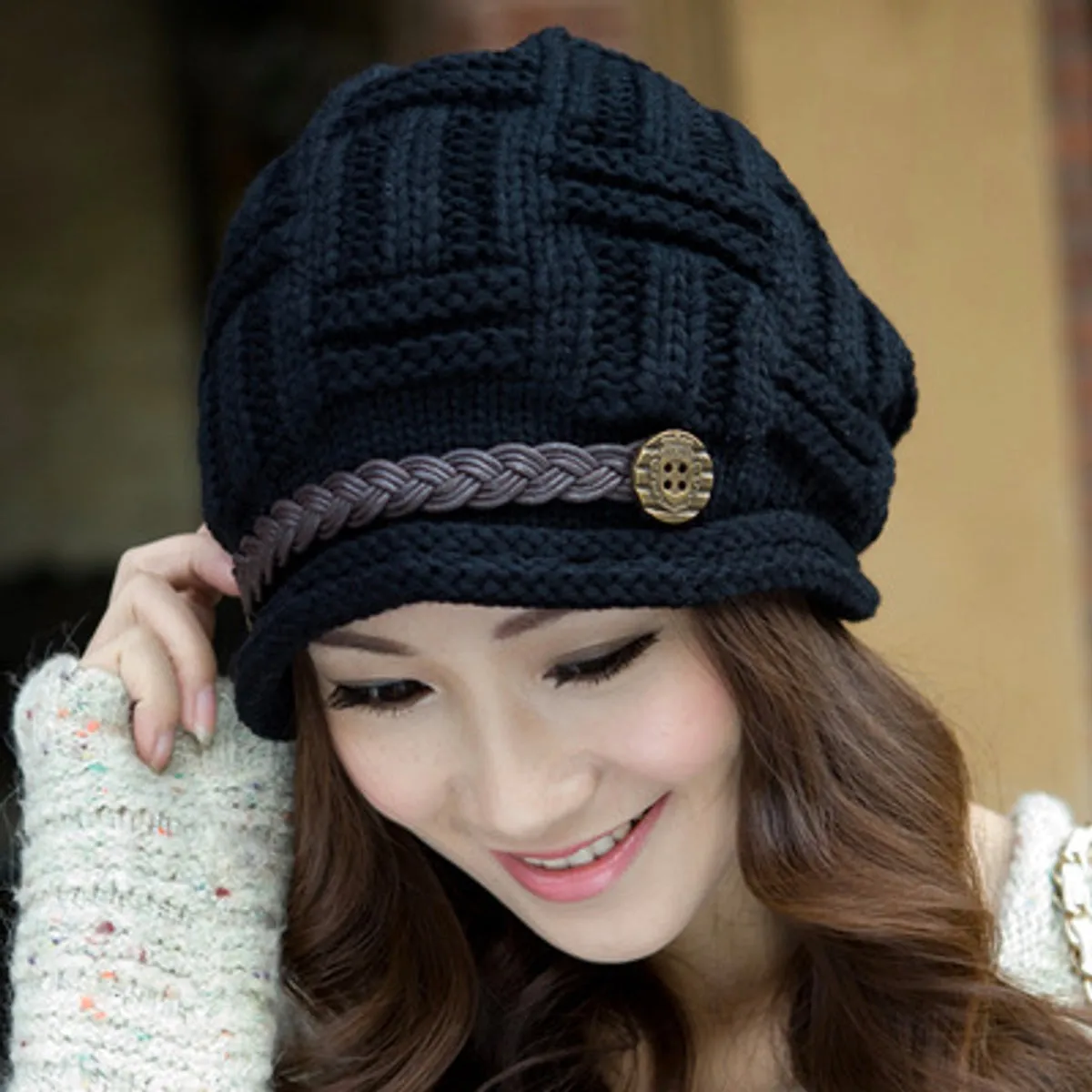 Knitted Beanie Hat