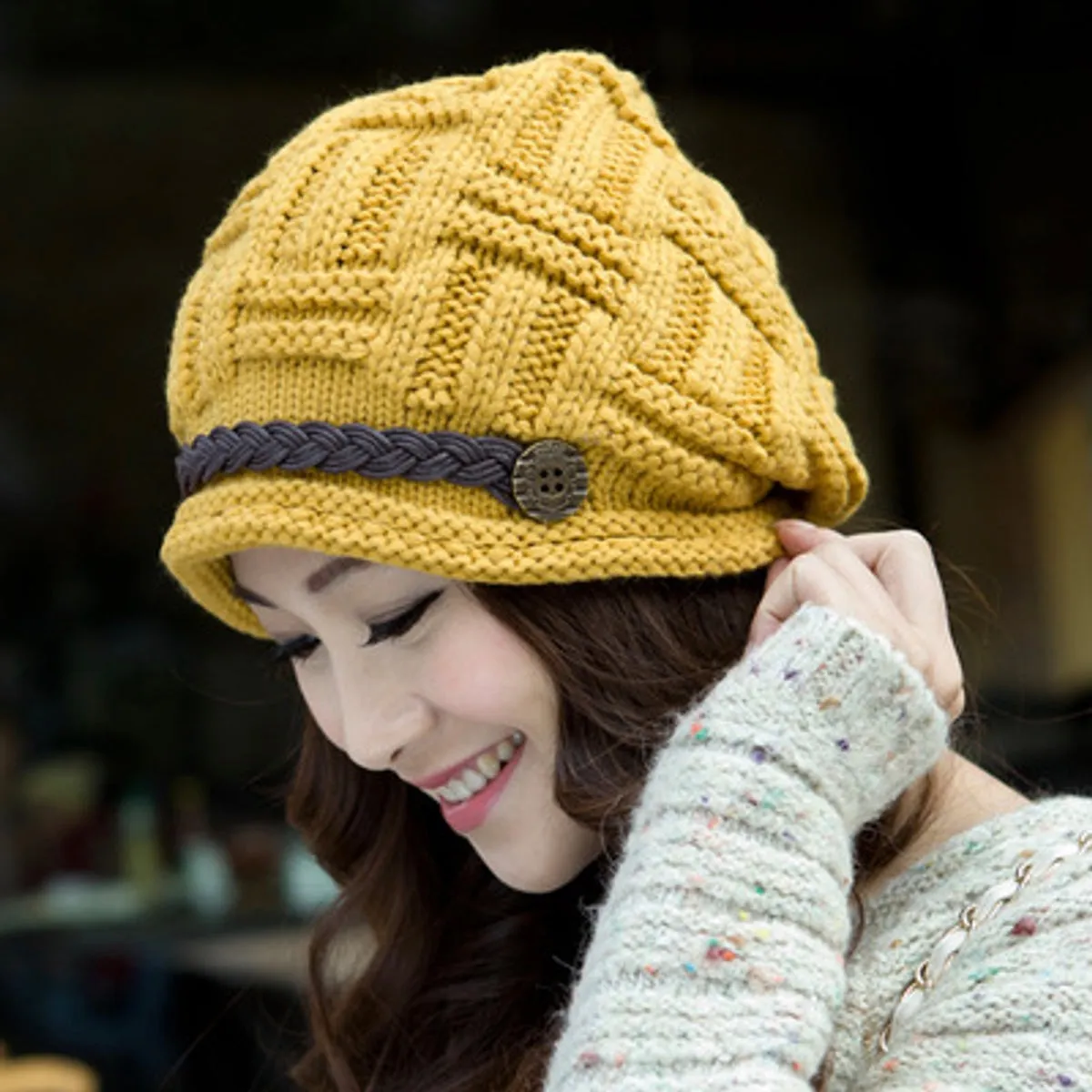 Knitted Beanie Hat