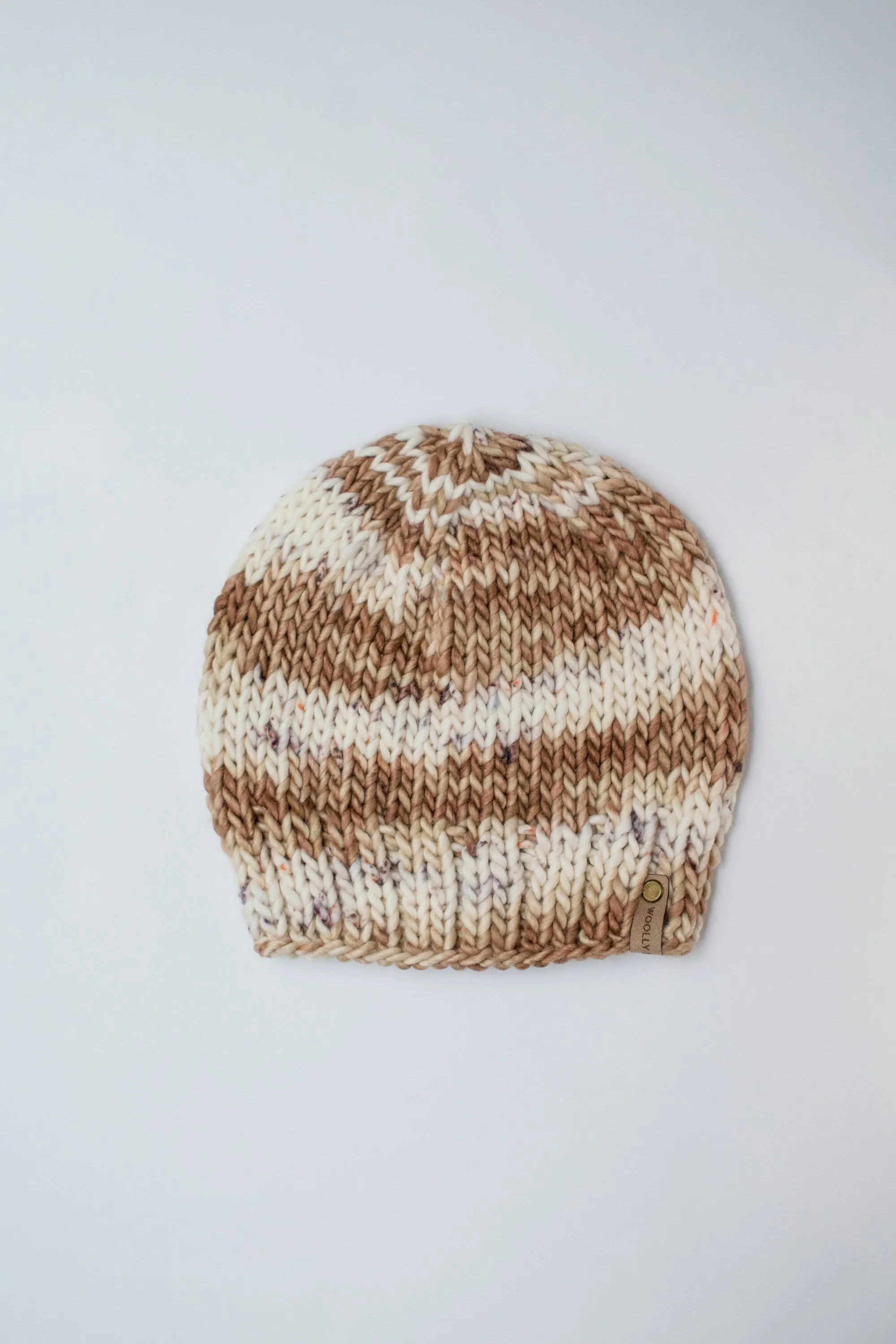 KNITTING PATTERN: Birchwood Beanie, Easy Hat Knitting Pattern for Bulky Weight Yarn