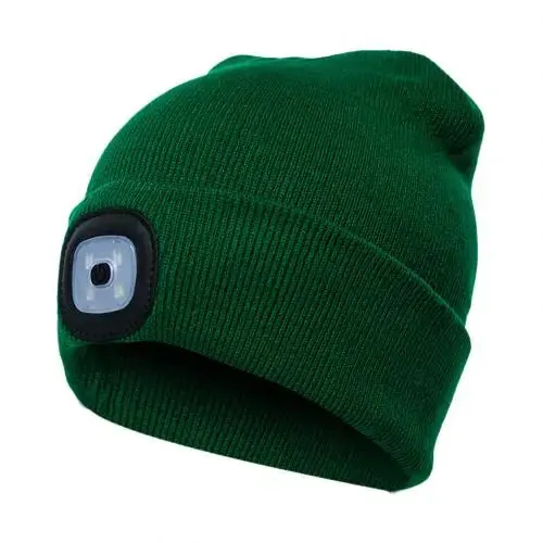 LED Lighted Unisex Winter Cap for Outdoor Activities