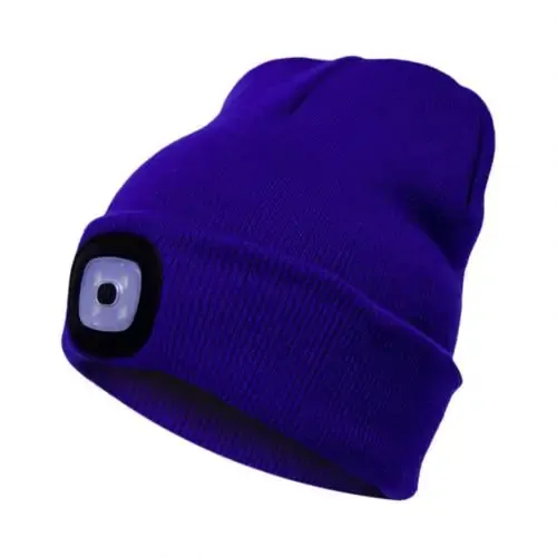 LED Lighted Unisex Winter Cap for Outdoor Activities