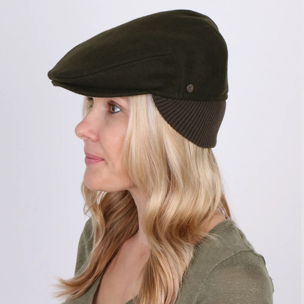 Madison - Walrus Hats Olive Milton Wool Blend Ivy Cap - Driving Cap