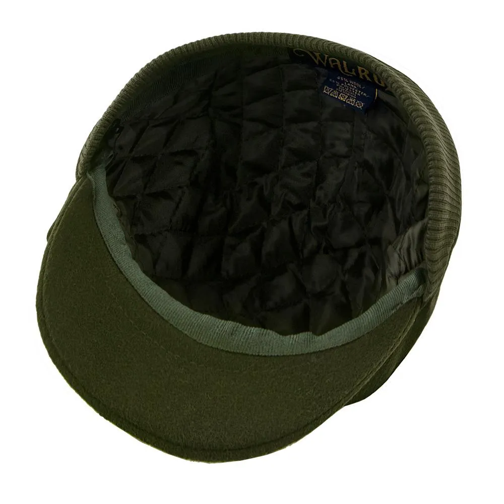 Madison - Walrus Hats Olive Milton Wool Blend Ivy Cap - Driving Cap