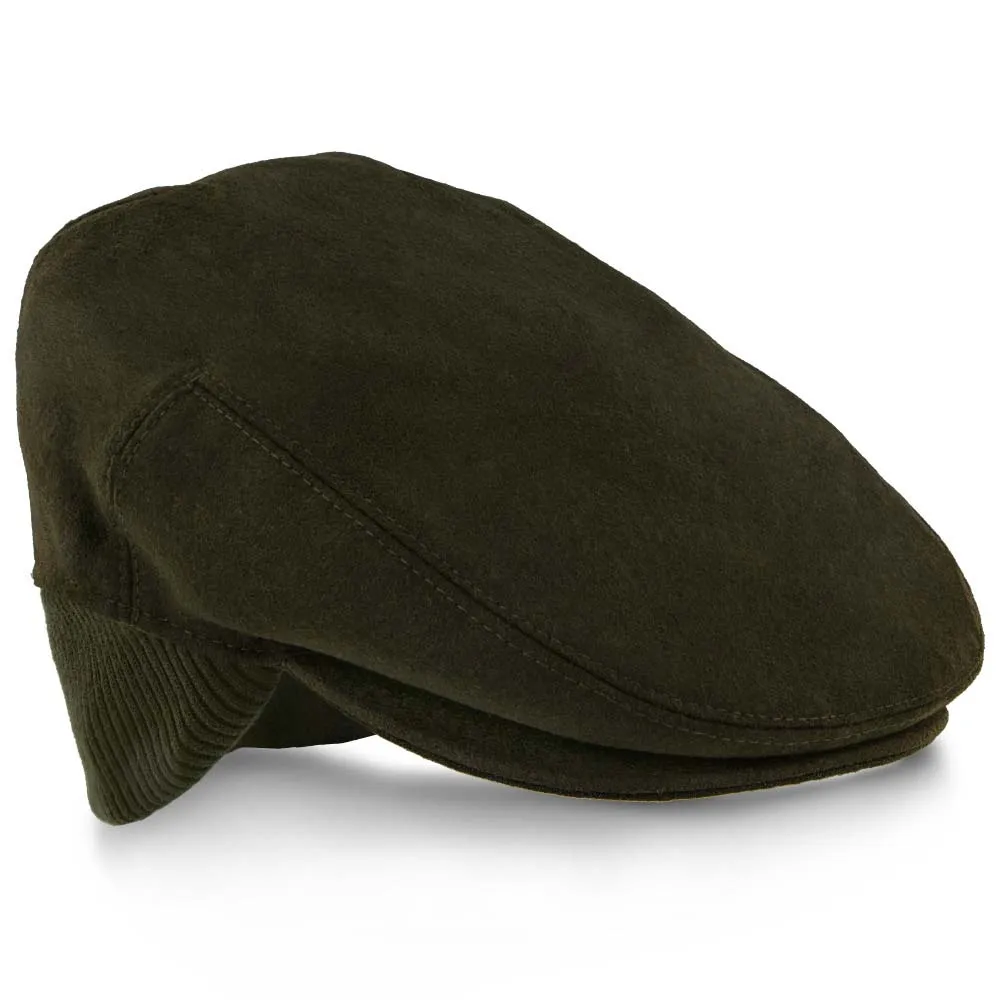 Madison - Walrus Hats Olive Milton Wool Blend Ivy Cap - Driving Cap