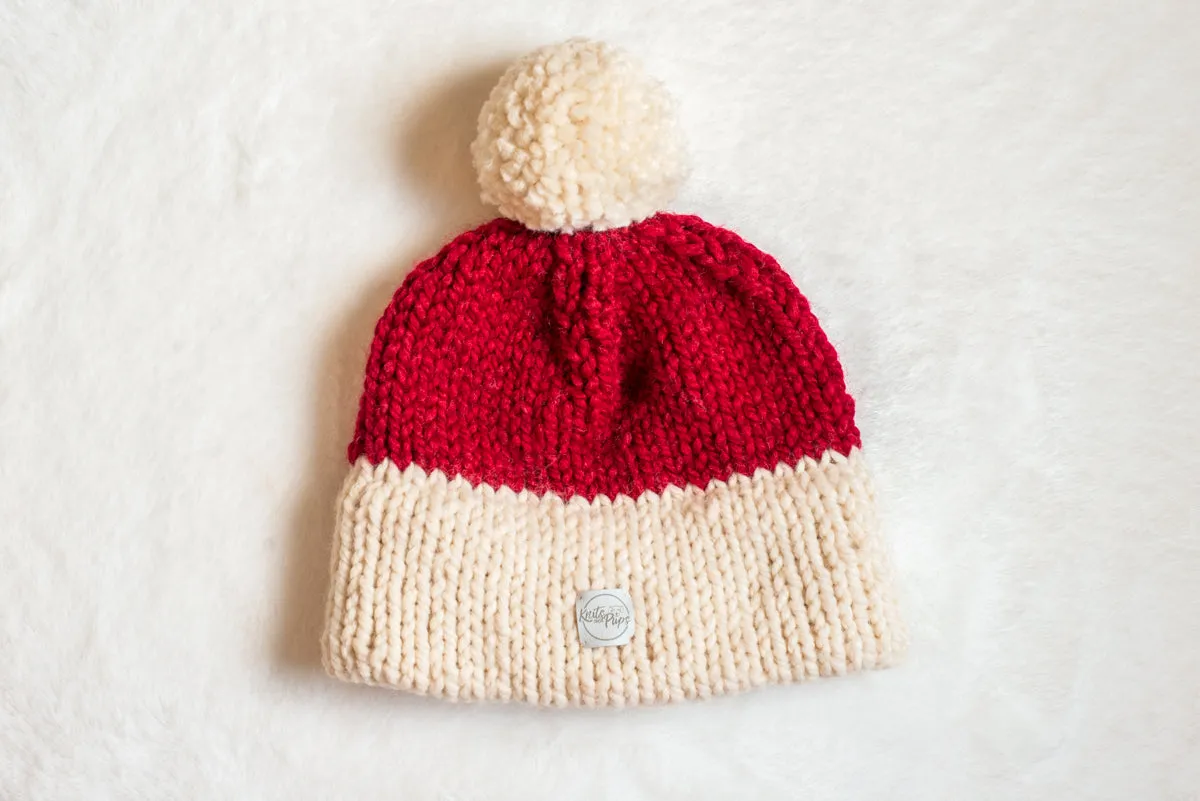 Matching Santa Beanie and Cowl Set