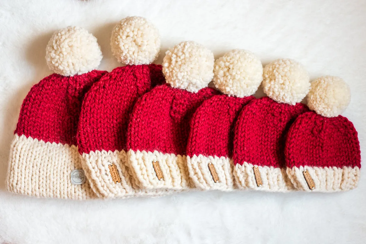 Matching Santa Beanie and Cowl Set