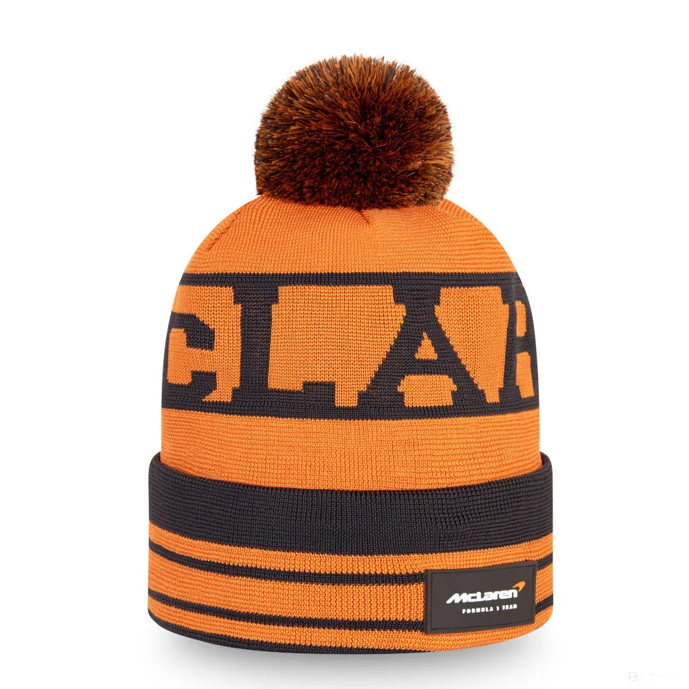 McLaren Daniel Ricciardo Beanie, Adult, Orange