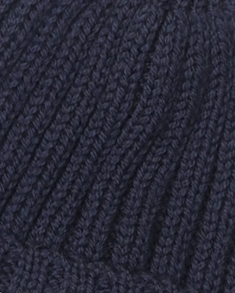 Merino Wool Beanie | Navy