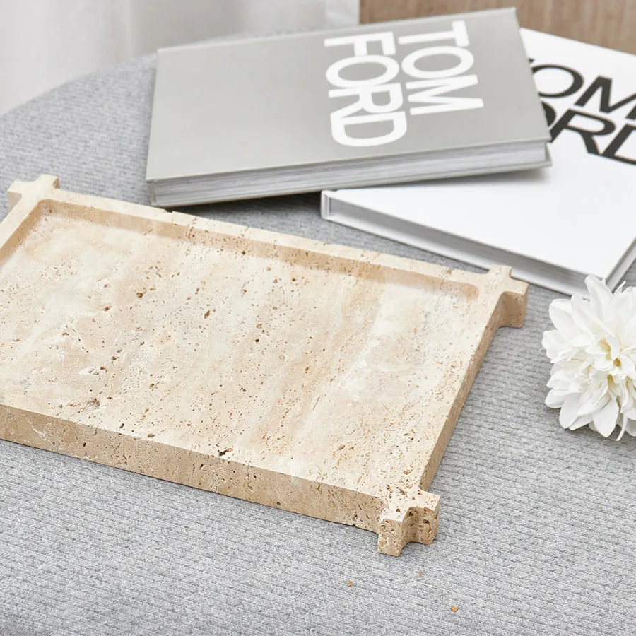 Neutral Hue Marble Tray