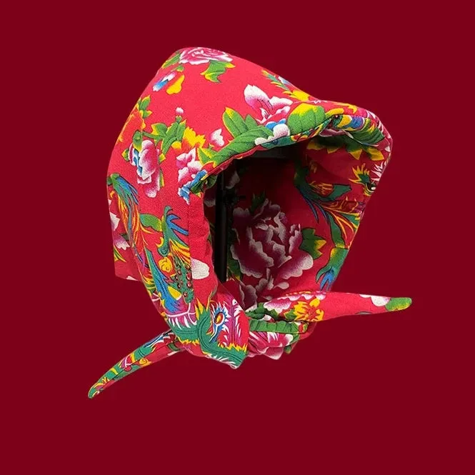 Northeast Retro Large Flower Hat