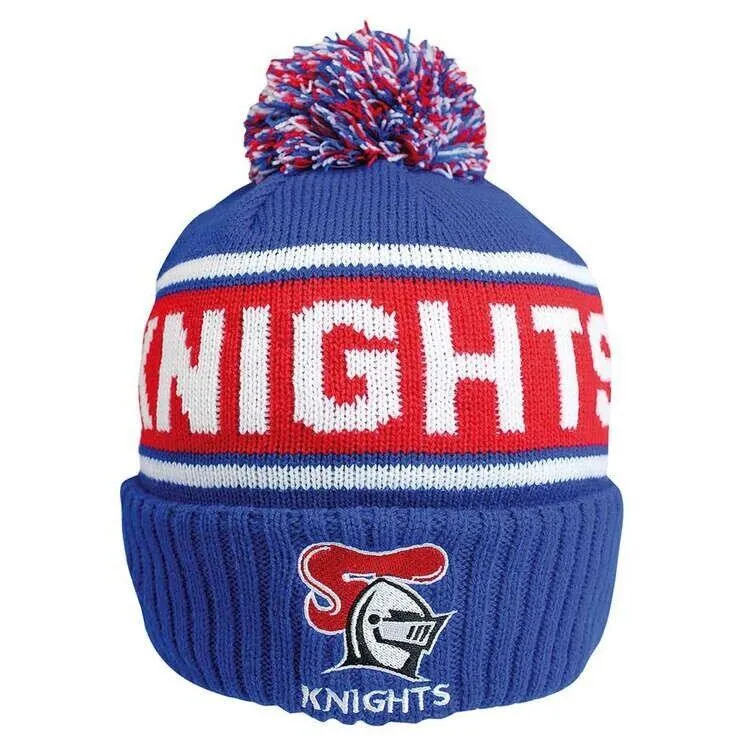 NRL Striker Beanie - Newcastle Knights - Warm - Winter Hat - Adult