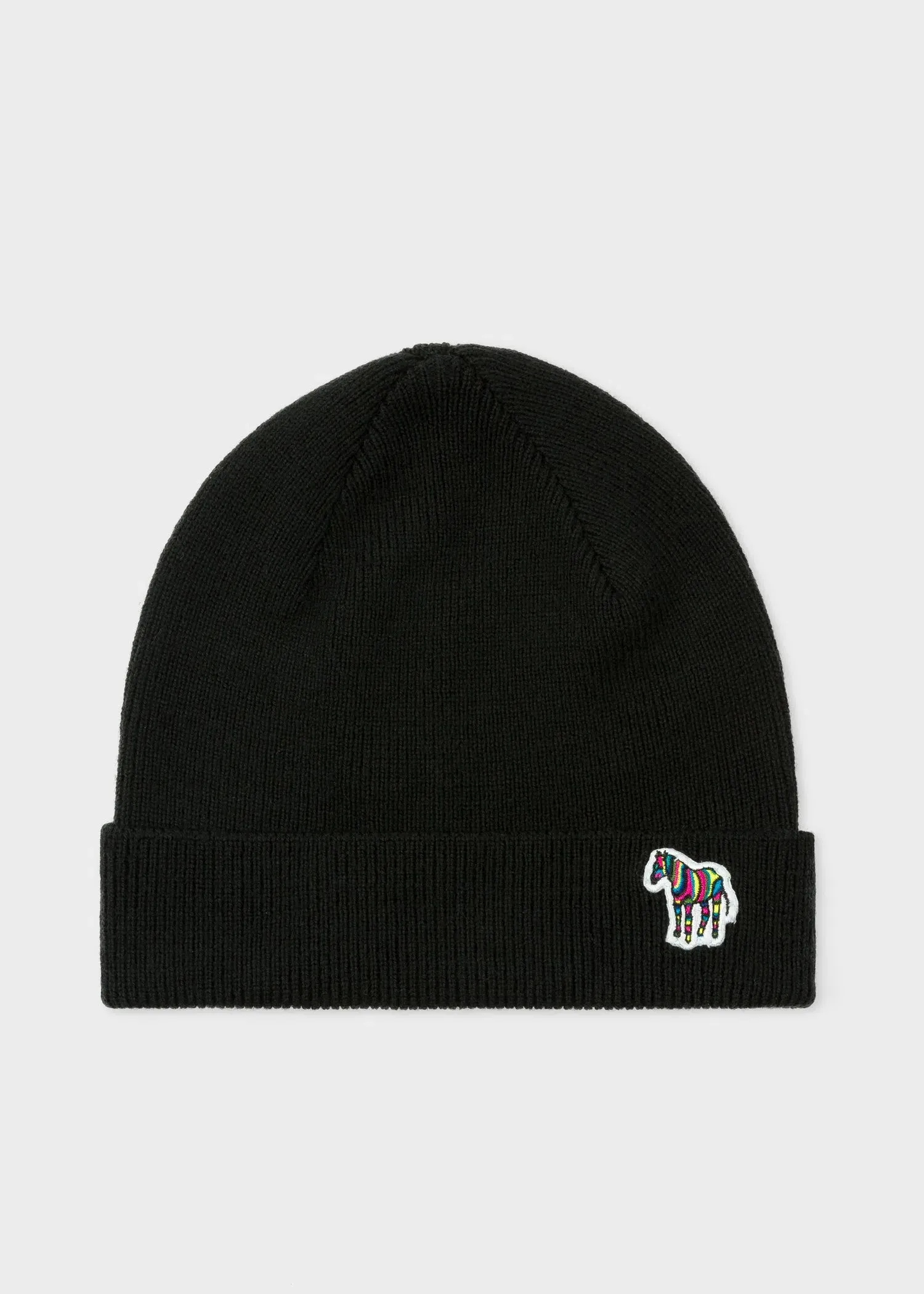 PAUL SMITH HAT Beanie Zebra - Black