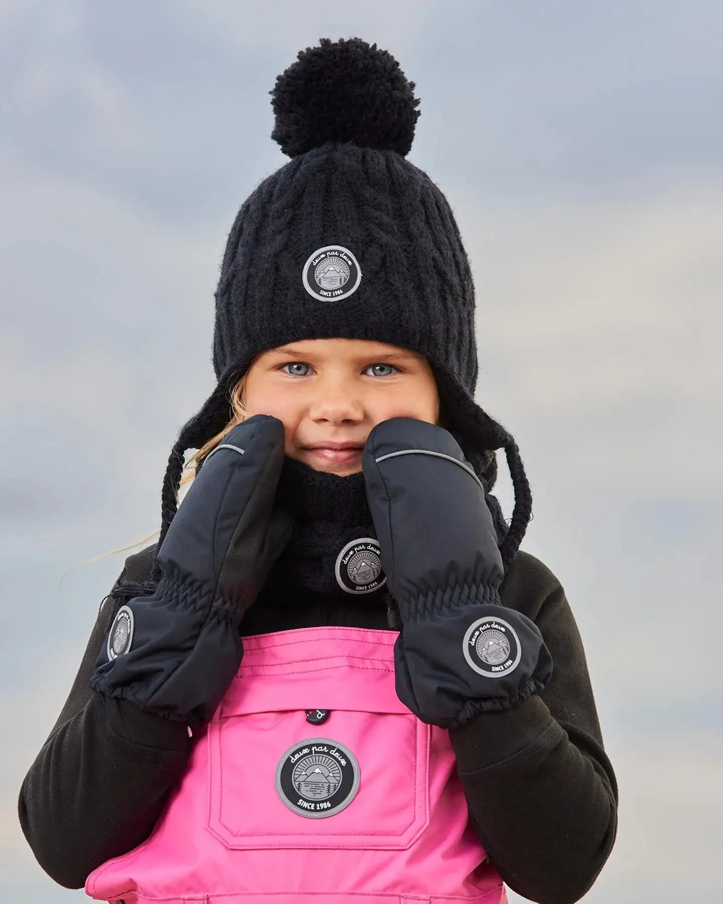 Peruvian Knit Hat Black