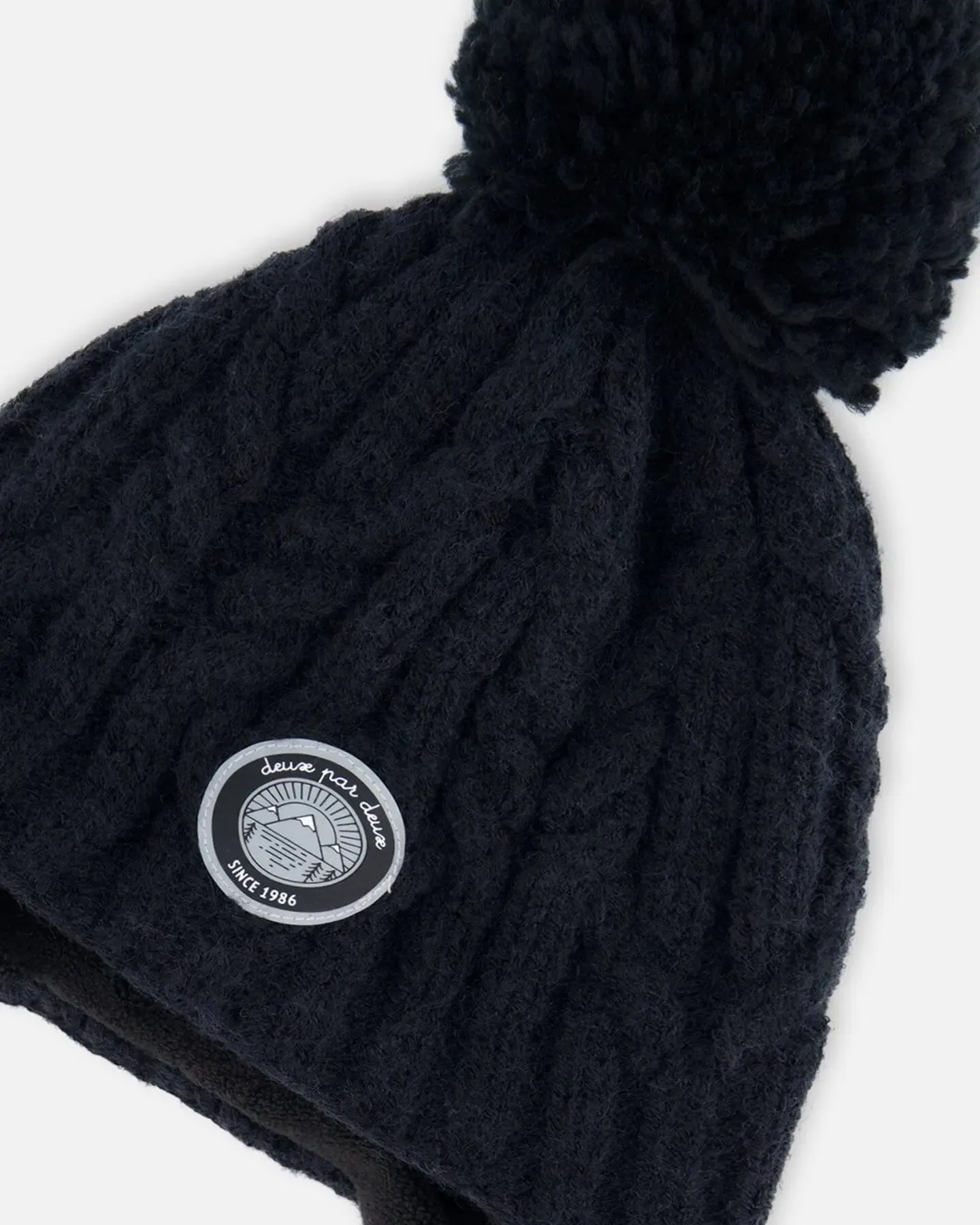 Peruvian Knit Hat Black