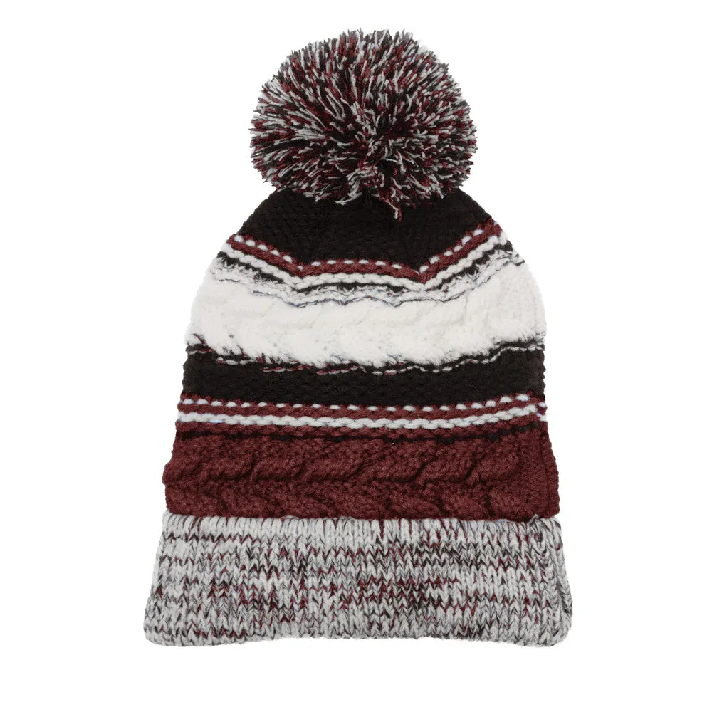 Pom Pom Team Beanie by Sport-Tek