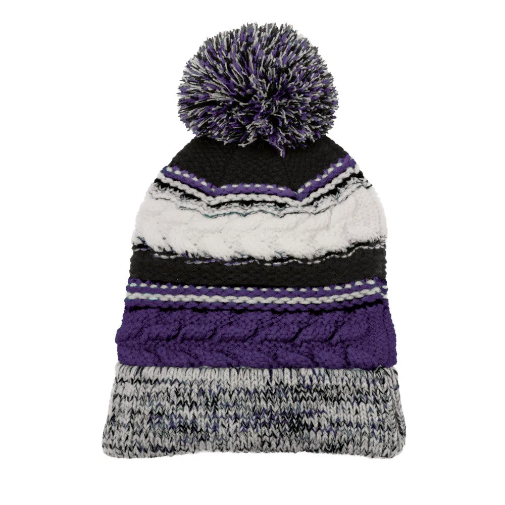 Pom Pom Team Beanie by Sport-Tek