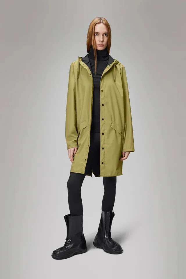 Rains Long Khaki Jacket