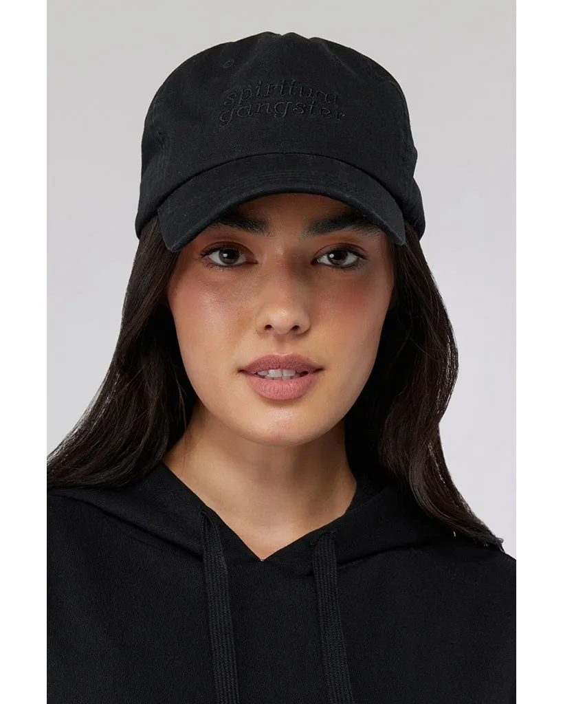 Spiritual Gangster SG Canvas Dad Hat - Womens - Black